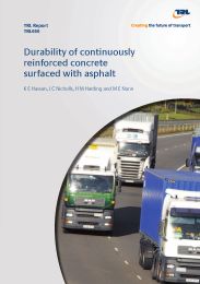 Durability of continuously reinforced concrete surfaced with asphalt