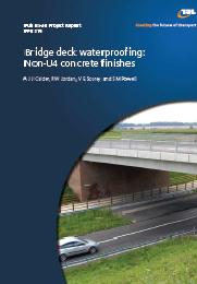 Bridge deck waterproofing: non-U4 concrete finishes