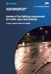 Review of the lighting requirement for traffic signs and bollards