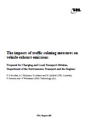 Impacts of traffic calming measures on vehicle exhaust emissions