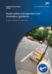 Route safety management and evaluation guidance