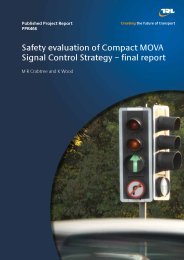 Safety evaluation of compact MOVA signal control strategy - final report