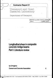 Longitudinal shear in composite concrete bridge beams. Part 1 - literature review