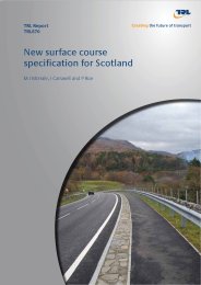 New surface course specification for Scotland
