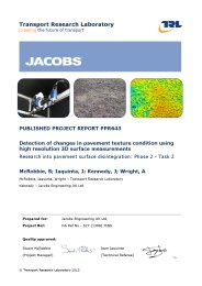 Detection of changes in pavement texture conditions using high resolution 3D surface measurements