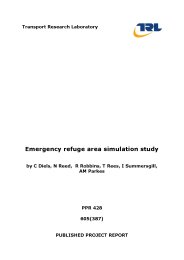 Emergency refuge area simulation study