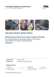 Optimising the returns from modern asphalt surfacings: The potential effect of reclaimed asphalt on the friction characteristics of surface course materials
