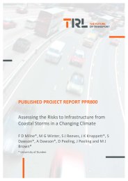 Assessing the risks to infrastructure from coastal storms in a changing climate