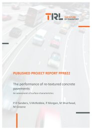 Performance of re-textured concrete pavements
