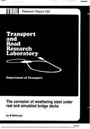 Corrosion of weathering steel under real and simulated bridge decks