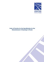 New roads and street works act 1991: The code of practice for the specification for the reinstatement of openings in roads: Consultation analysis report