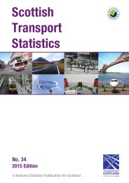 Scottish transport statistics. No 34. 2015 edition