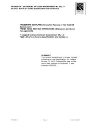 Surface course specification and guidance