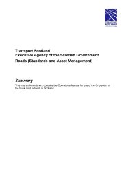 Use of griptester on the Scottish trunk road network