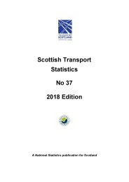 Scottish transport statistics. No 37. 2018 edition