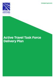 Active Travel Task Force delivery plan