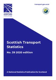 Scottish transport statistics. No 39. 2020 edition