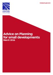 Advice on planning for small developments