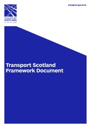 Transport Scotland framework document