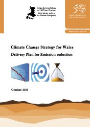 Climate change strategy for Wales - delivery plan for emission reduction