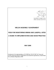 Fees for monitoring mining and landfill sites. A guide to implementation and good practice