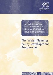 Study to examine local barriers to the delivery of affordable housing in rural Wales
