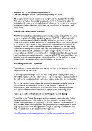 WelTAG 2017 - supplementary guidance. The Well Being of Future ...