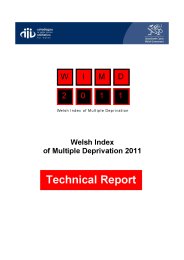 Welsh index of multiple deprivation (WIMD) 2011 - technical report