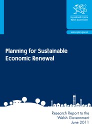 Planning for sustainable economic renewal