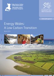 Energy Wales: a low carbon transition