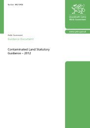 Contaminated land statutory guidance - 2012