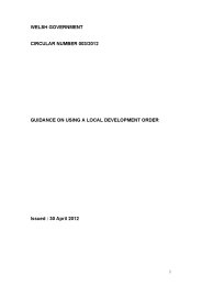 Guidance on using a local development order