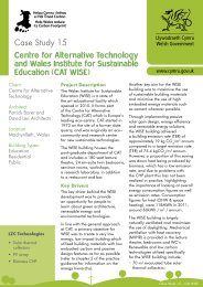 Centre for Alternative Technology and Wales Institute for Sustainable Education (CAT WISE)