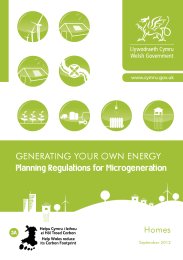 Generating your own energy - part 3A: planning regulations for microgeneration. Homes