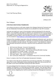 Strategic monitoring framework