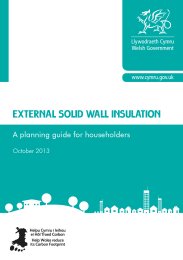 External solid wall insulation - a planning guide for householders