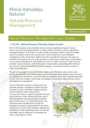 Natural resource management case studies