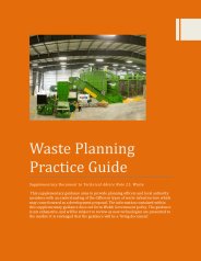 Waste planning practice guide - supplementary document to Technical Advice Note 21: Waste