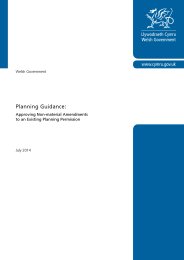 Planning guidance: approving non-material amendments to an existing planning permission
