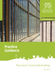 Practice guidance - planning for sustainable buildings