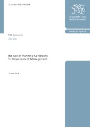 Use of planning conditions for development management