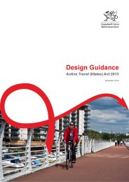 wales active travel design guidance