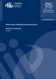 Welsh index of multiple deprivation 2014 - executive summary: revised 2015