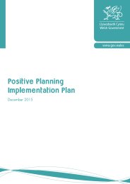 Positive planning implementation plan