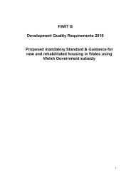 Part B - Development quality requirements 2016: proposed mandatory ...