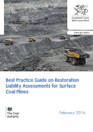 Best practice guide on restoration liability assessments for surface coal mines