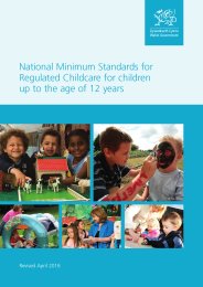 National minimum standards for regulated child care for children up to ...