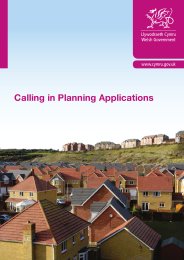 Calling in planning applications
