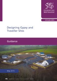 Designing gypsy and traveller sites - guidance