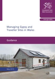 Managing gypsy and traveller sites in Wales - guidance